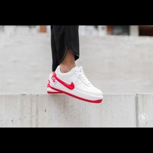 Air Force 1 Jester University Red